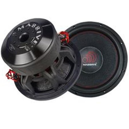 MASSIVE AUDIO Massive Audio HIPPOXL 122 12 in. Subwoofer Dual 2 Ohm 2000W RMS & 4000W Maximum HIPPOXL 122